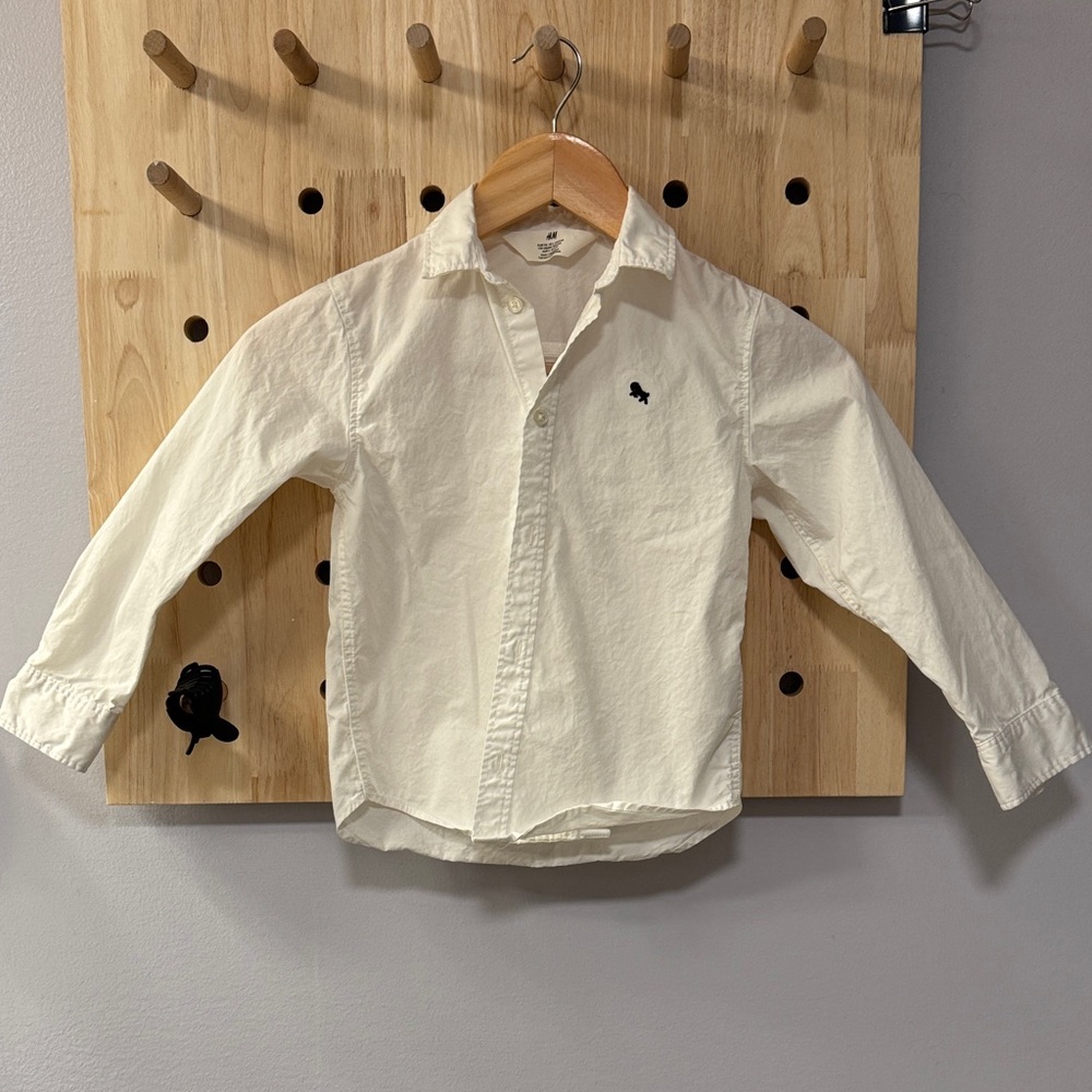 H&M Classic White Kids Shirt
